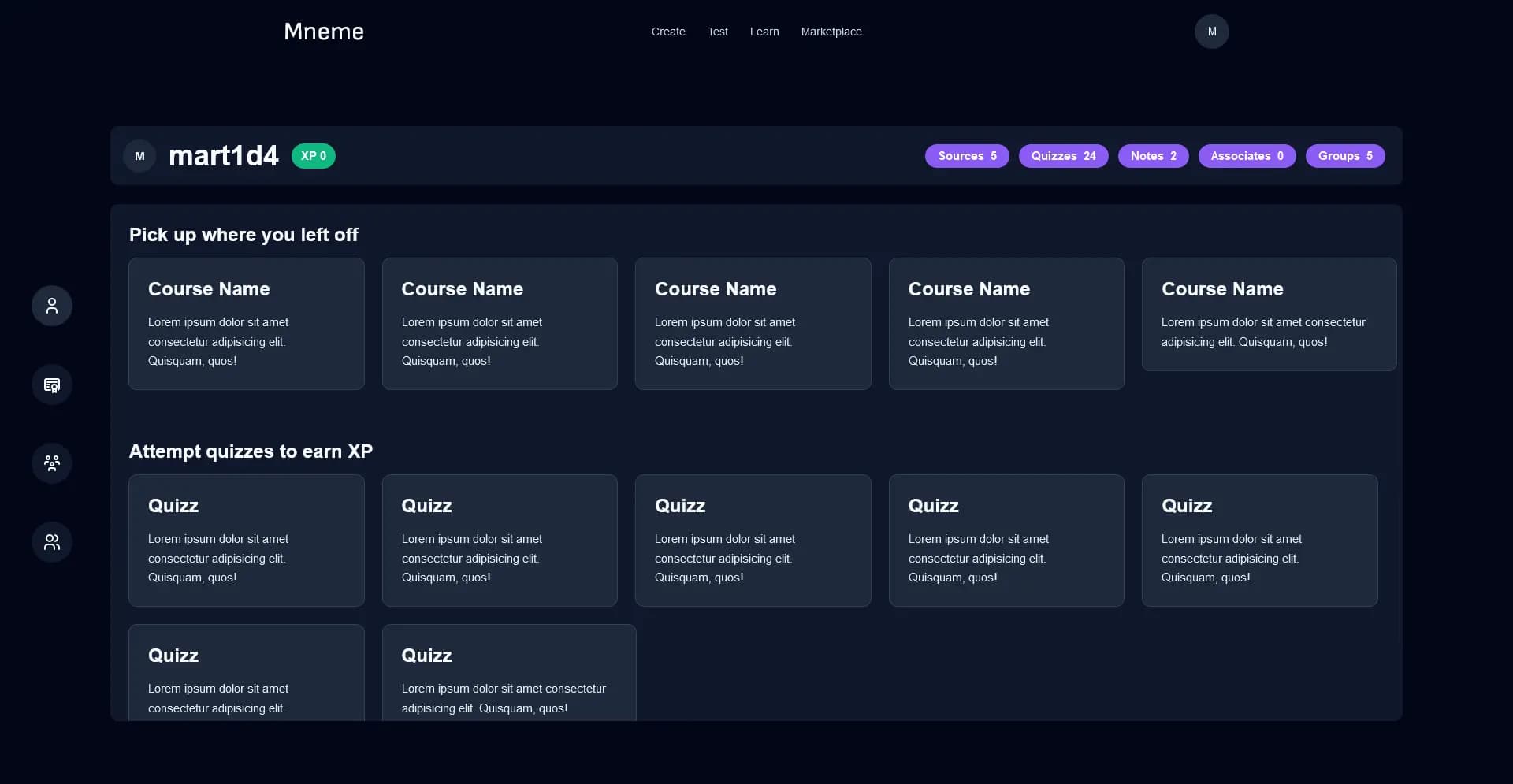 Screenshot of the Alpaca app